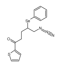 1-(2-Thienyl)-4-(phenylseleno)-5-azidopentan-1-one Structure