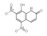 8-羟基-5,7-二硝基卡比斯蒂尔结构式