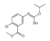 methyl 2-chloro-5-(propan-2-yloxycarbothioylamino)benzoate结构式