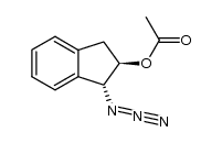 (1R,2R)-2-acetoxy-1-azidoindan结构式