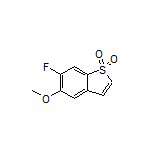 6-Fluoro-5-methoxybenzo[b]thiophene 1,1-Dioxide Structure