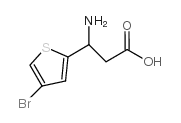 3-AMINO-3-(4-BROMO-THIOPHEN-2-YL)-PROPIONIC ACID structure