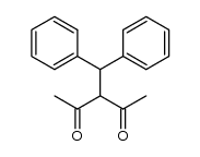 3-(1,1-diphenylmethyl)pentane-2,4-dione结构式