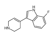 7-氟-3-(1,2,3,6-四氢吡啶-4-基)-1H-吲哚图片