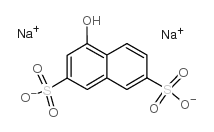 1-Naphthol-3,6-disulfonic acid disodium salt structure