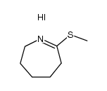 Iodhydrate de S-methyl ε-thiocaprolactime结构式