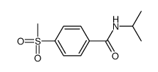 N-Isopropyl-p-(methylsulfonyl)benzamide Structure