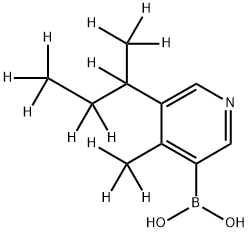 [4-Methyl-5-(sec-butyl)-d12]-pyridine-3-boronic acid图片