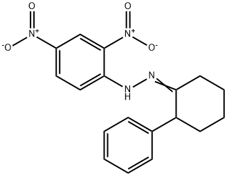 2-Phenylcyclohexanone 2,4-dinitrophenyl hydrazone结构式