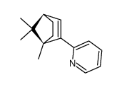 (1R,4R)-2-(pyridin-2-yl)-1,7,7-trimethylbicyclo[2.2.1]-2-heptene结构式