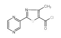 4-甲基-2-(2-吡嗪基)-1,3-噻唑-5-羰酰氯图片