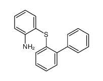 2-(2-phenylphenyl)sulfanylaniline结构式