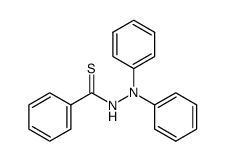 thiobenzoic acid-(N',N'-diphenyl-hydrazide)结构式