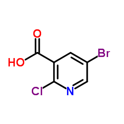 5-Bromo-2-chloronicotinic acid Structure