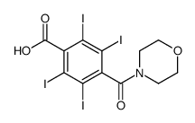 2,3,5,6-tetraiodo-4-(morpholine-4-carbonyl)benzoic acid结构式