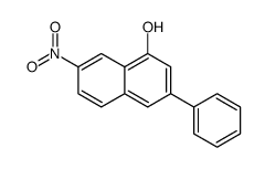 7-nitro-3-phenyl-1-naphthol Structure