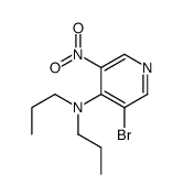 (3-Bromo-5-nitro-pyridin-4-yl)-dipropyl-amine Structure