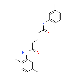 N,N'-Bis(2,5-dimethylphenyl)pentanediamide结构式