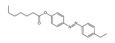 [4-[(4-ethylphenyl)diazenyl]phenyl] heptanoate Structure