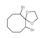 6,12-dibromo-1,4-dioxaspiro[4.7]dodecane结构式