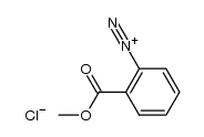 o-methoxycarbonylbenzenediazonium chloride结构式