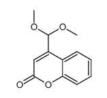 4-(dimethoxymethyl)chromen-2-one结构式