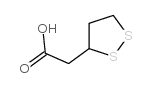 2-(1,2-DITHIOLAN-3-YL)ACETIC ACID Structure