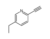 Pyridine, 5-ethyl-2-ethynyl- (9CI) Structure