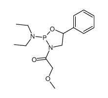 2-(N,N-diethylamino)-3-methoxyacetyl-5-phenyl-1,3,2-oxazaphospholane Structure