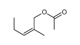 2-methylpent-2-enyl acetate Structure