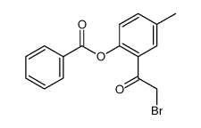 1-(2-benzoyloxy-5-methylphenyl)-2-bromoethanone Structure