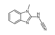 (1-methyl-1H-benzoimidazol-2-yl)-cyanamide结构式