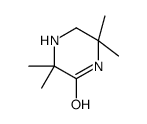 3,3,6,6-tetramethylpiperazin-2-one Structure