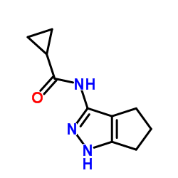 Cyclopropanecarboxamide, N-(1,4,5,6-tetrahydro-3-cyclopentapyrazolyl)- (9CI) structure