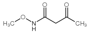 Butanamide, N-methoxy-3-oxo- (9CI)结构式