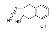 (6R,7R)-6-azido-5,6,7,8-tetrahydronaphthalene-1,7-diol Structure