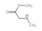 2-(甲基氨基)乙酸甲酯结构式
