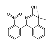 4,4-dimethyl-1-(2-nitrophenyl)-1,2-dihydroisoquinolin-3-one Structure