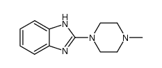 2-(4-METHYL-PIPERAZIN-1-YL)-1H-BENZOIMIDAZOLE结构式