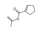 (9ci)-1-环戊烯-1-羧酸,2-丙烯酯结构式