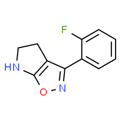 4H-Pyrrolo[3,2-d]isoxazole,3-(2-fluorophenyl)-5,6-dihydro-(9CI) Structure