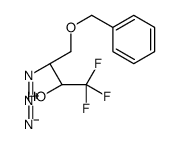 (2S,3S)-3-azido-1,1,1-trifluoro-4-phenylmethoxybutan-2-ol Structure