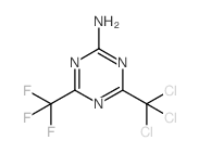 4-(Trichloromethyl)-6-(trifluoromethyl)-1,3,5-triazin-2-amine picture