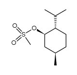 (1R,2S,5R)-2-isopropyl-5-methylcyclohexyl methanesulfonate结构式