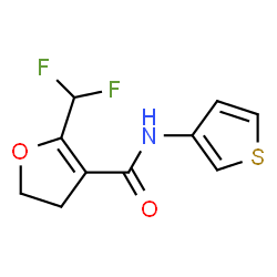 3-Furancarboxamide,2-(difluoromethyl)-4,5-dihydro-N-3-thienyl-(9CI)结构式