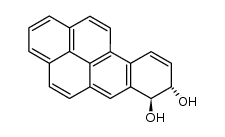 7,8-Dihydro-7α,8β-dihydroxybenzo[a]pyrene structure