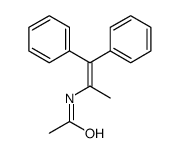 N-(1,1-diphenylprop-1-en-2-yl)acetamide Structure