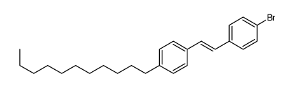 1-bromo-4-[2-(4-undecylphenyl)ethenyl]benzene Structure