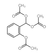 [acetyloxy-(2-acetyloxyphenyl)methyl] acetate结构式