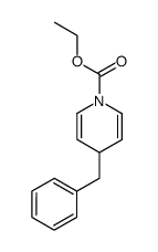 4-benzyl-N-ethoxycarbonyl-1,4-dihydropyridine结构式